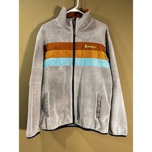 COTOPAXI Teca Fleece Jacket Full Zip Men's Med/Large Gray Hiking Camping Trail
